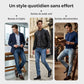 👖 60% DE RÉDUCTION! 🔥 Jeans Stretch Slim Fit Modernes pour Hommes – Coupe Contemporaine, Confort Stretch & Idéal pour le Quotidien 💙