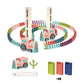 🎲 50% OFF LAST DAY! ✨ Automatic Domino Train - Continuous Chain Reaction with 360-Degree Rotation for Endless Fun 🚂🎯