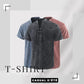 👕 60% DE RÉDUCTION! 🖤 T-shirt Gothique Vintage à Col V pour Hommes – Poche en Lin, Manches Courtes & Coupe Ample 🌑