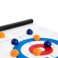 🥌 60% DE RÉDUCTION ! 🎯 Jeu de Curling de Table Familial - Affrontements Amusants entre Amis ou en Famille, Set Complet avec Cibles et Pierre 🔥✨