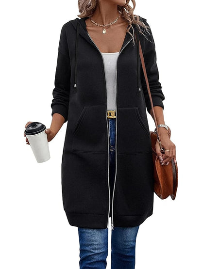 🔥 60% OFF AUJOURD'HUI SEULEMENT ! 🔥 Hoodie Femme à Fermeture Éclair - Polaire Doudoune Confortable 🧥✨