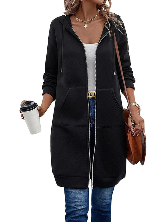 🔥 60% OFF AUJOURD'HUI SEULEMENT ! 🔥 Hoodie Femme à Fermeture Éclair - Polaire Doudoune Confortable 🧥✨