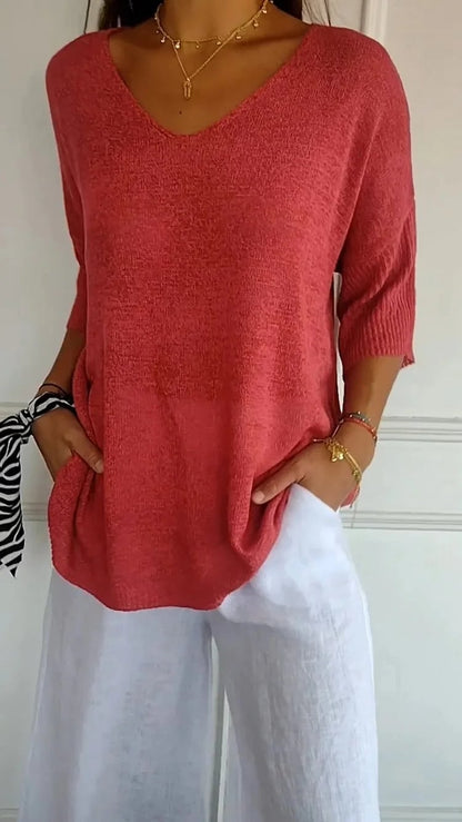 👚 60% DE RÉDUCTION! ✨ Haut Polyvalent en Tricot 2026 – Style Chic Décontracté, Tissu Doux & Coupe Élégante 💃
