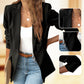 🧥 50% DE RÉDUCTION 💥 Veste élégante col revers bouton – Tissu doux & coupe structurée – Polyvalente, parfaite pour le bureau ou les occasions spéciales – intemporelle et soignée ✨🌸