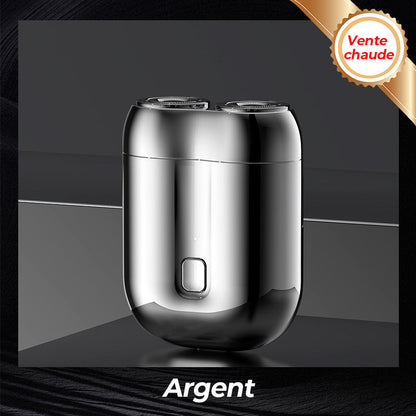 💈 50% RABATT BEST SALE 2025! ✨ Nouveau Rasoir de Poche Mini USB - Lames Flottantes 3D pour un Rasage Parfait et Rapide N'importe Où 🔋🌀