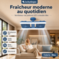 🌀 60% DE RÉDUCTION ⏰ Ventilateur de plafond à double tête avec lumière LED – Design moderne & télécommande – Parfait pour salon ou chambre – silencieux et élégant 💡✨