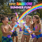 🌈 ACHETEZ 3, OBTENEZ 1 GRATUIT ! 💦 Pistolet à eau LED arc-en-ciel lumineux – Un plaisir estival qui explose comme par magie ! – Lumineux, rechargeable & parfait pour la plage, la piscine ou les batailles d’eau entre amis 🎉