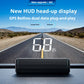 🚗 50% DE RÉDUCTION! 📊 Affichage Tête Haute GPS – Vitesse exacte, boussole & alerte survitesse – Plug & Play pour tous véhicules ✨