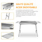 🔥 60% DE RÉDUCTION! 🍖 Gril Portable Pliable & Gril sur Pied en Acier Inoxydable – Compact, Stable & Idéal Pour Le Camping & Les Pique-Niques 🏕️