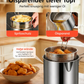🍳 50% DE RÉDUCTION! 🍟 Friteuse inox 304 – Robuste & polyvalente – Fritures croustillantes ✨