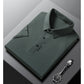 👕 50% DE RÉDUCTION ❄️ Polo manches courtes homme en soie glacée – Double graphisme poitrine & poignets – Respirant, léger & anti-transpirant – parfait pour le sport, le bureau ou l’été 🏌️‍♂️