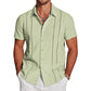 👔 50% DE RÉDUCTION 🌊 Chemise décontractée à manches courtes et boutons pour homme – Tissu léger & coupe relaxe – Parfaite pour l’été, le bureau ou les vacances – classique et facile à porter ✨