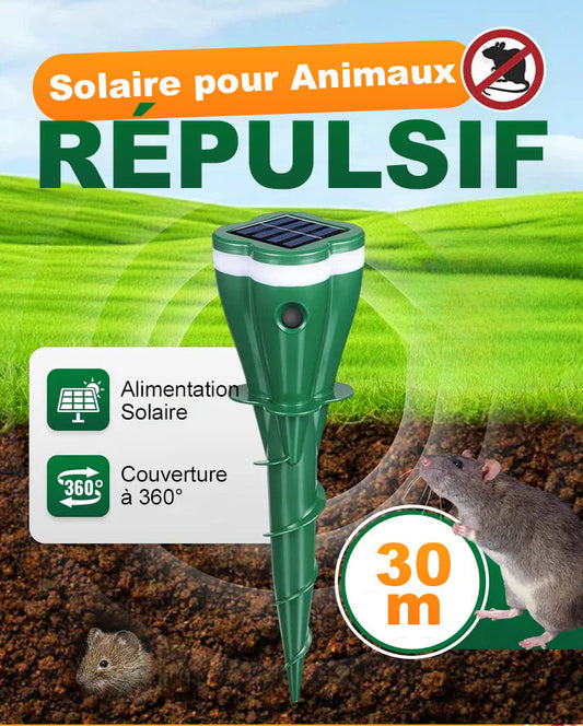 🎁 Achetez-en 2, obtenez-en 1 GRATUIT ! 🐭✨Répulsif solaire étanche contre les souris 🌞💧