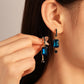 💎 50% DE RÉDUCTION ✨ Boucles d'oreilles vintage clip diamants synthétiques – Carré géométrique & pendentif – 2 couleurs, 10g, sans perçage – élégantes et confortables pour tous les jours 💫