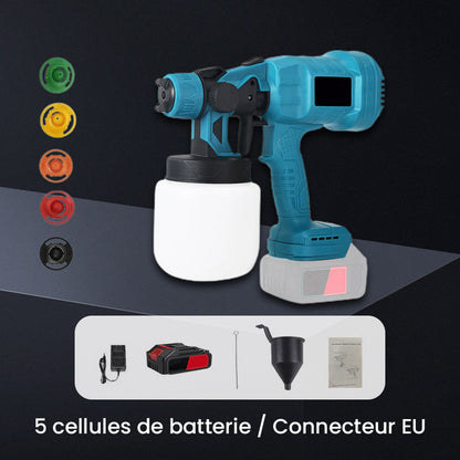 🛠️ 60% de réduction! 🎨 Pulvérisateur Électrique Sans Fil – Léger, Performant & Parfait pour Projets DIY 🚀
