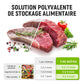 🥦 ACHETEZ 3 - RECEVEZ 2 GRATUITS ! ✨ Sacs de Conservation Aluminium Réutilisables - Garde les Aliments Frais Plus Longtemps, Écologiques et Lavables 🌱📦