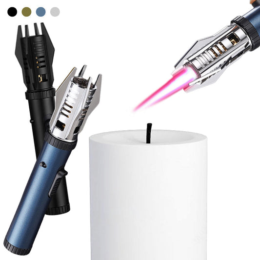 🔥 60% DE RÉDUCTION ! ⚡ Briquet-Soudeur Grand Modèle Multifonction Anti-Vent – Flamme Puissante, Design Sabre Laser & Sécurité Enfants 🔒