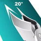 🔥2025 Vente à chaud🔥 Set de 3 pièces de coupe-ongles à bord incliné 25° anti-éclaboussures