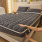 🛏️ 60% DE RÉDUCTION ! 🛌 Drap-Housse en Flanelle Épaisse – Poche Profonde (Jusqu‘à 40cm), Chaud & Ajusté Parfaitement 🎁