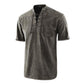 👕 60% DE RÉDUCTION! 🖤 T-shirt Gothique Vintage à Col V pour Hommes – Poche en Lin, Manches Courtes & Coupe Ample 🌑