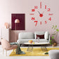🕰️ 50% de réduction 🎉 Horloge Murale Moderne DIY – Installation Sans Perçage, Design Épuré & Affichage Numérique Clair ✨📦