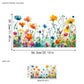 🌺 50% DE RÉDUCTION! 🖼️ Autocollant de Fenêtre Bouquet Floral – Design vibrant, pelable & amovible – Parfait pour maison, café et déco printanière ✨