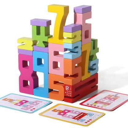 🧮 50% DE RÉDUCTION ! 🔢 Blocs de Nombres en Bois – Stimule l‘Esprit, Qualité Montessori & Potentiel Infini ✨