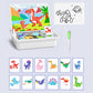🧩 60% DE RÉDUCTION ! 🎨 Boîte à Puzzle Magnétique Enfant - Jeu Éducatif avec Planche à Dessin et Pièces Colorées 🖍️📦