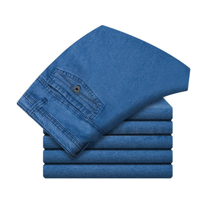 👖 60% DE RÉDUCTION ! 🎅 Jeans Taille Haute à Coupe Droite pour Homme – Confort Toute la Journée, Style Intemporel & Polyvalent ✨