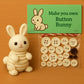 🎄 50% DE RÉDUCTION ! 🎨 Décorations Animales à Boutons DIY - Kit Créatif pour Enfants, Développe la Motricité et l'Imagination 🐾📦