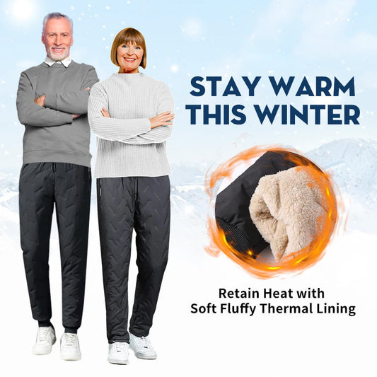 👖 60% DE RÉDUCTION! ✨ Pantalon de Jogging Thermique Unisexe - Intérieur en Polaire avec Coutures Renforcées pour Confort Extrême et Liberté de Mouvement 🏔️❄️