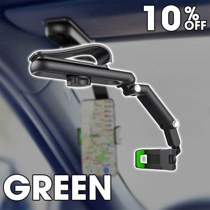 📱 50% DE RÉDUCTION ! 🔥 Support de Téléphone de Voiture Rotatif et Rétractable - Fixation Solide sur Grille d'Aération, Orientation 360° et Chargement Sans Fil Intégré 🚗⚡