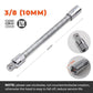 🔩 50% DE RÉDUCTION ⚙️ Barre d'extension flexible pour clé à cliquet – Chrome-vanadium, 3 tailles (1/4", 3/8", 1/2") – Accès aux angles difficiles, verrouillage à bille – idéal pour mécanique ou bricolage 🛠️