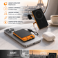 🔋 50% DE RÉDUCTION ✨ Chargeur portable magnétique 3 en 1 – Sans fil & support intégré – Ultra-fin, idéal pour iPhone, montre ou écouteurs – recharge rapide et nomade 📱⌚🎧✨