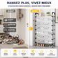 👟 50% DE RÉDUCTION! 🏠 Étagère à Chaussures à Plusieurs Niveaux – Grande capacité, robuste & gain de place – Idéale pour ranger toute votre collection dans l'entrée ✨