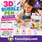 🎨 50% DE RÉDUCTION! ✨ Stylos magiques popcorn 3D – Encre gonflante & 6 couleurs ✨