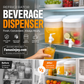 🧊 50% DE RÉDUCTION! 🥤 Distributeur de boissons pour réfrigérateur – Gain de place, robinet intégré & design compact – Créez votre bar à boissons maison facilement 🍹
