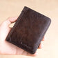 👛 50% DE RÉDUCTION! 🔥 Portefeuille Homme en Cuir Véritable avec RFID – Ultra-Fin, Grande Capacité & Protection (Marron/Café/Bleu) Pour Un Usage Quotidien Sécurisé 💳