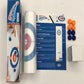 🥌 60% DE RÉDUCTION ! 🎯 Jeu de Curling de Table Familial - Affrontements Amusants entre Amis ou en Famille, Set Complet avec Cibles et Pierre 🔥✨
