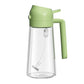 🧴 50% DE RÉDUCTION! ✨ Pulvérisateur & Distributeur d'Huile en Verre 2 en 1 – Design Élégant, Contrôle Du Débit & Facile À Nettoyer Pour Une Cuisine Sain 🫙