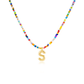 💜DERNIER JOUR DE LA PROMOTION - 50 % DE RÉDUCTION💜 Collier à lettres en perles pour femmes🔤A-Z