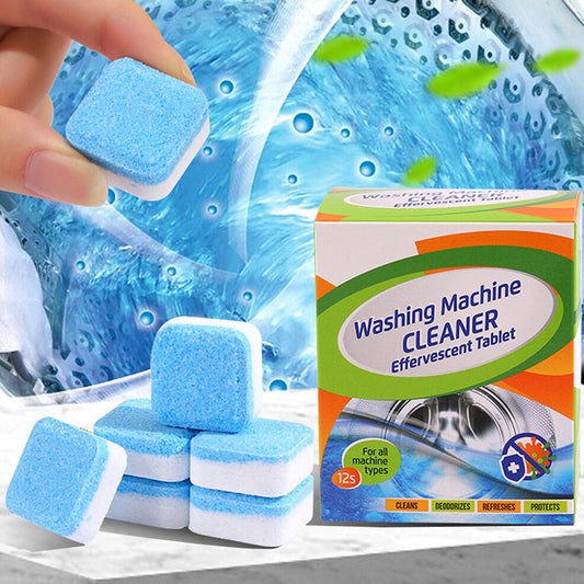 🧼 ACHETEZ 2, OFFERT 1 ! 🌀 Comprimés Nettoyants pour Lave-Linge – Élimine les Résidus et les Odeurs, Entretien Facile en 1 Cycle ✨