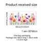 🌺 50% DE RÉDUCTION! 🖼️ Autocollant de Fenêtre Bouquet Floral – Design vibrant, pelable & amovible – Parfait pour maison, café et déco printanière ✨
