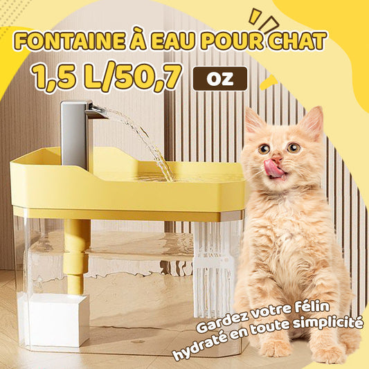 🐱 50% DE RÉDUCTION! ✨ Fontaine à Eau Automatique pour Animaux - Système de Filtration à 3 Niveaux avec Mode Silencieux pour une Hydratation Saine 💦🌟