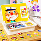 🧩 60% DE RÉDUCTION ! 🎨 Boîte à Puzzle Magnétique Enfant - Jeu Éducatif avec Planche à Dessin et Pièces Colorées 🖍️📦