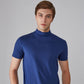 👕 60% DE RÉDUCTION ! 🔥 T-shirt Col Montant Coupe Slim pour Homme – Offre Spéciale 2026 – Coupe Ajustée, Tissu Respirant & Style Polyvalent ✨
