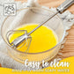 🥄 ACHETEZ 2, OBTENEZ 1 GRATUIT ! 🌟 Fouet semi-automatique en acier inoxydable – Mécanique, lames rotatives – Parfait pour sauces, pâtes ou crèmes – sans piles, facile à nettoyer 🍳✨