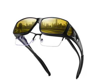 🕶️ 50% DE RÉDUCTION MAINTENANT ! 🎅 Lunettes de Conduite Nuit - Verres Polarisés & Anti-Reflets, Vision Claire et Sécurisée pour la Nuit ✨