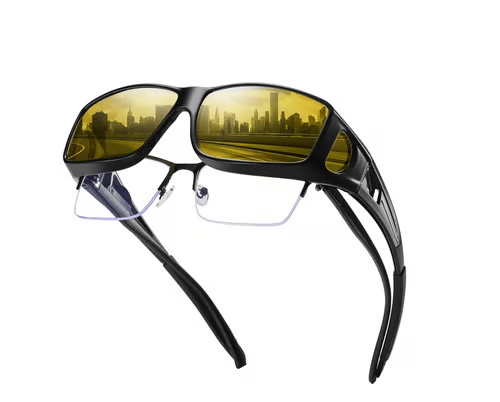 🕶️ 50% DE RÉDUCTION MAINTENANT ! 🎅 Lunettes de Conduite Nuit - Verres Polarisés & Anti-Reflets, Vision Claire et Sécurisée pour la Nuit ✨