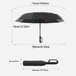 ☂️ 50% DE RÉDUCTION! 🏆 Parapluie pliant automatique – Coupe-vent, imperméable & compact ✨